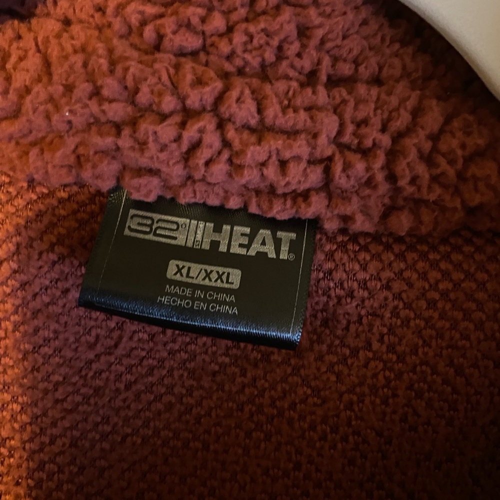 32 Degrees Cozy Rust Teddy Jacket - Picture 4 of 4